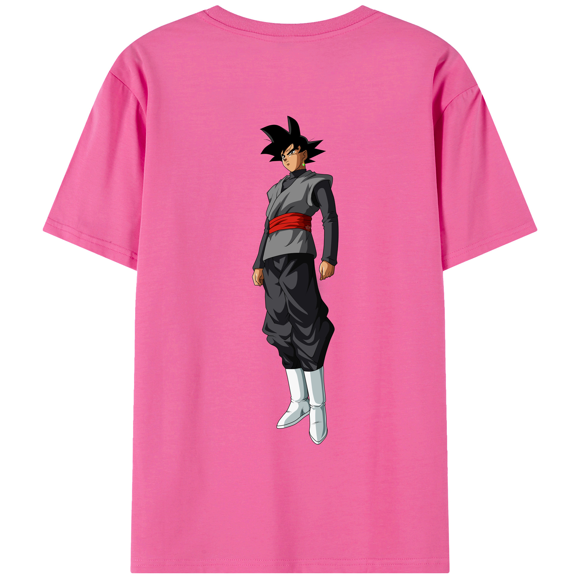 （画像用） ドラゴンボール ベジータ四世（Bejīta Yonsei）DRAGON BALL Vegeta IV レディース半袖Tシャツ(バックプリント)